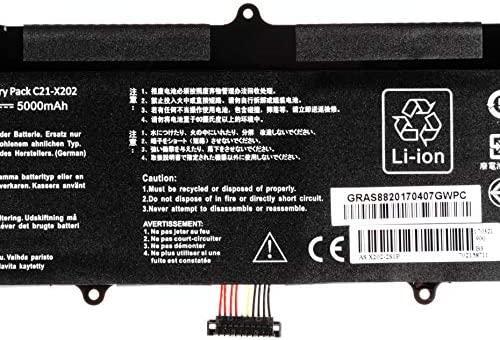 Immagine prodotto ASUS Batteria Green Cell C21-X202 per X201E F201E VivoBook F202E Q200E S200E (4 Celle, 4500 mAh)