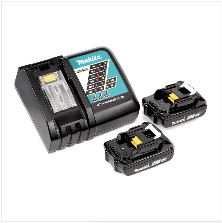 Immagine prodotto Makita Trapano avvitatore a batteria DDF 458 RAJ 18 V 91 Nm + 2x batteria 2,0 Ah + caricabatterie + Makpac (Batteria ricaricabile)