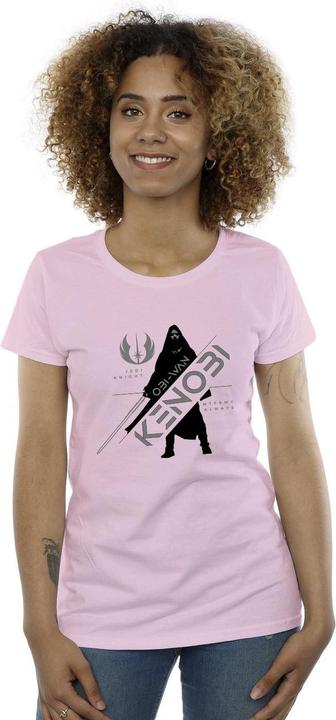 Actual product image Star Wars Womens/Ladies Obi-Wan Kenobi Jedi Knight Cotton T-Shirt (XL)