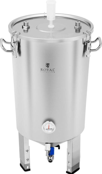Produktbild Royal Catering Maischekessel Fermentierkessel Gärkessel Fermenter Kühlspirale Edelstahl 30 l