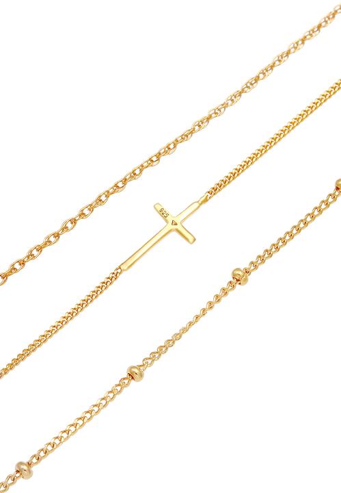 Produktbild Elli Basic Armband, Kreuz (16 cm, 925er Sterling Silber)