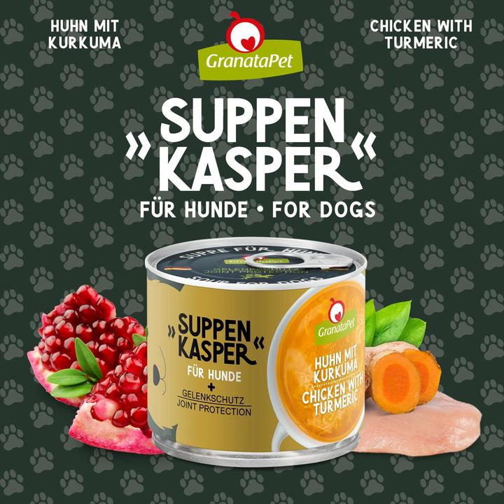 Actual product image Granatapet Suppenkasper Hund Huhn mit Kurkuma (Adult, 1 pcs., 140 g)