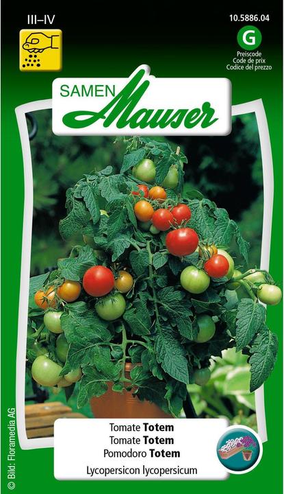 Actual product image Samen Mauser Tomato Totem (Vegetable seeds)