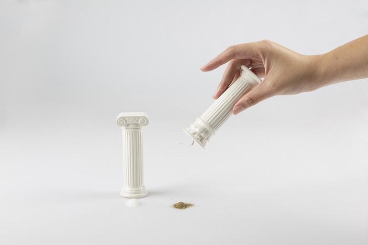 Image du produit Doiy Hestia Salt & Pepper Mills Columns White (Sel, Poivre)