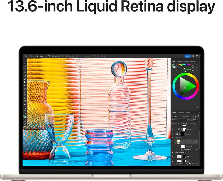 Actual product image Apple MacBook Air – 2022 (13.60", M2, 8 GB, 256 GB, CH)