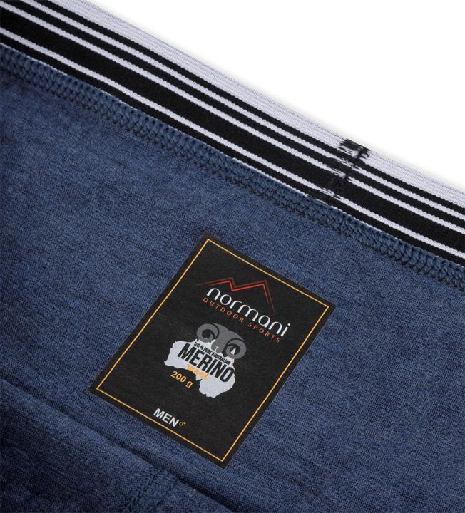 Actual product image Normani 2 Pack Mens Merino Slipper Underpants Retro Shorts - 8515 (XXL, pack of 2)