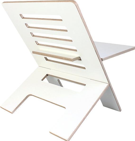 Immagine prodotto Standsome Rialzo da scrivania SLIM, alt. x largh. x prof. 570 x 500 x 490 mm, bianco.