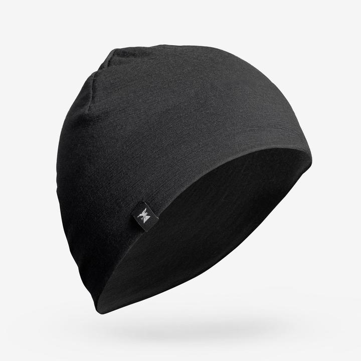 Forclaz Merino Wool Trekking Hat MT500 - Black (One Size)