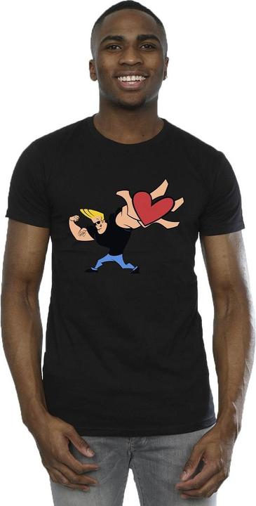 Produktbild Johnny Bravo Heart Present TShirt (XXL)