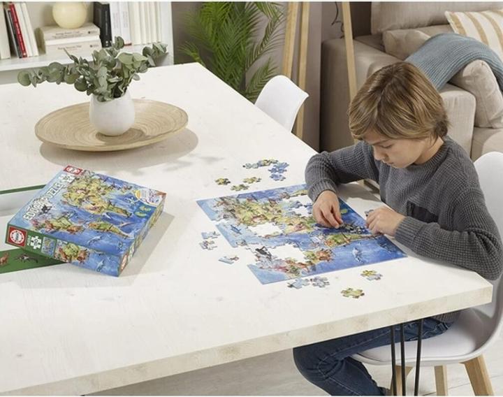Image du produit Educa Mappemonde Dinosaures pcs puzzle (150 pièces)