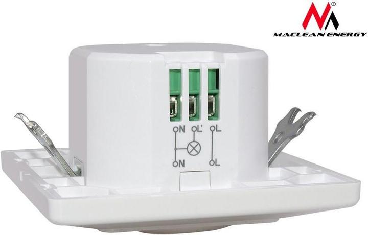 Actual product image Maclean MCE132 MCE132 Microwave PIR Junction Box Automatic Motion Detector Light Contro (15 m)