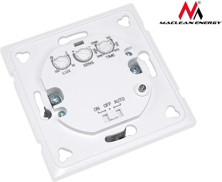 Actual product image Maclean MCE132 MCE132 Microwave PIR Junction Box Automatic Motion Detector Light Contro (15 m)