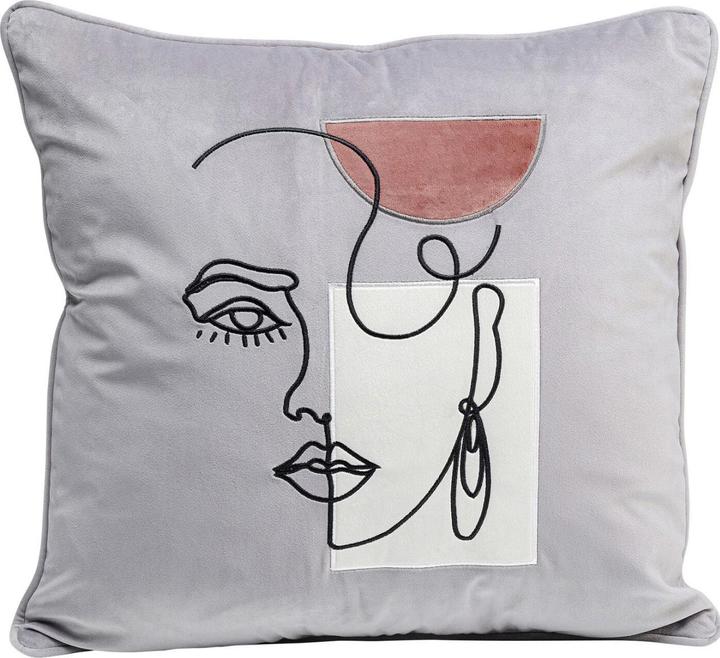 Kare Design Coussin Mademoiselle 45x45cm (45 x 45 cm)