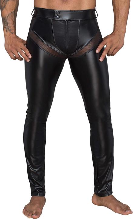Produktbild Noir Handmade Hose Powerwetlook / 3D-Netz (S)