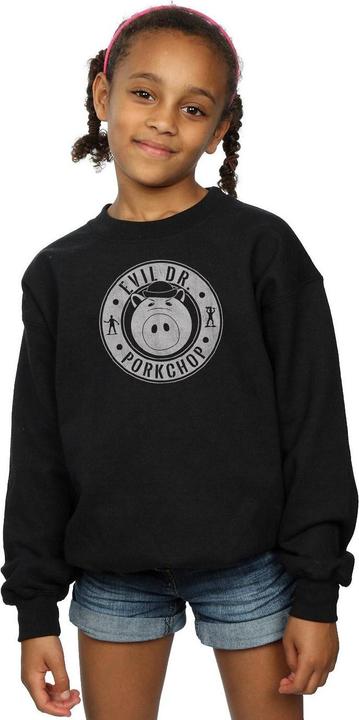 Produktbild Disney Toy Story Evil Dr Pork Chop Logo Sweatshirt Mädchen (152, 158)