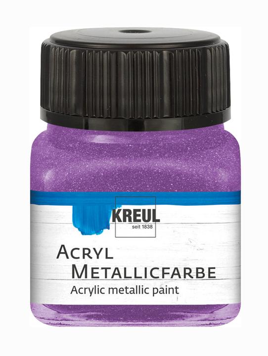 Actual product image Kreul Acrylic metallic paint, creamy opaque, 20 ml (Lilacs, 20 ml)