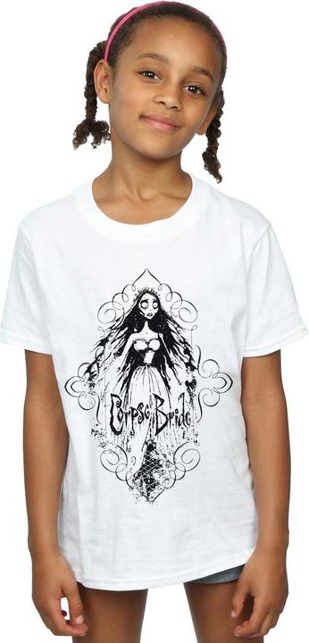 Immagine prodotto Corpse Bride Sketched Bride Maglietta Ragazze (152, 158)