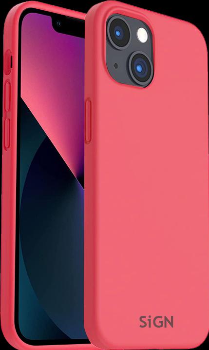 Actual product image SIGN Liquid Silicone Case for iPhone 14 Plus - Watermelon Red (Apple iPhone 14 Plus)