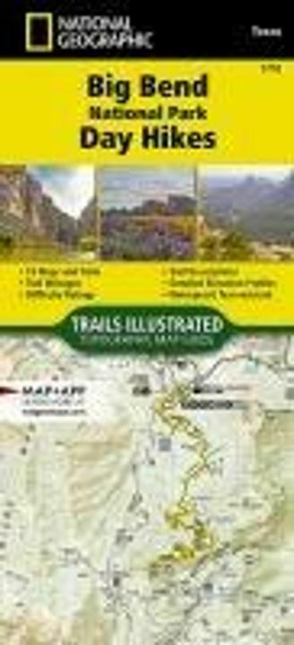 Actual product image National Geographic Big Bend National Park Day Hikes Map