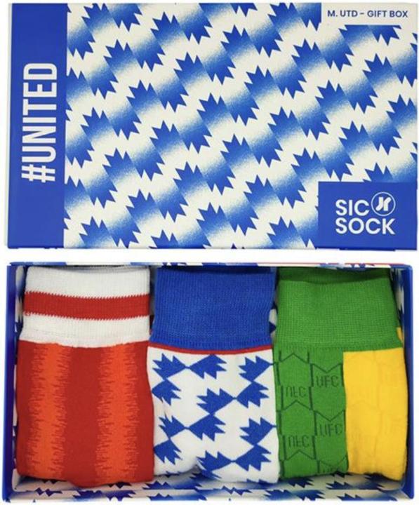 Image du produit Manchester United FC - Chaussettes SICSOCK - Homme (Lot de 3, 40.5 - 45.5)