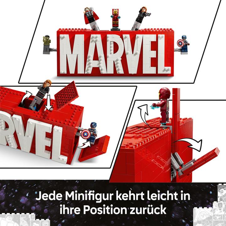 Produktbild LEGO Logo & Minifiguren (76313, LEGO Marvel)