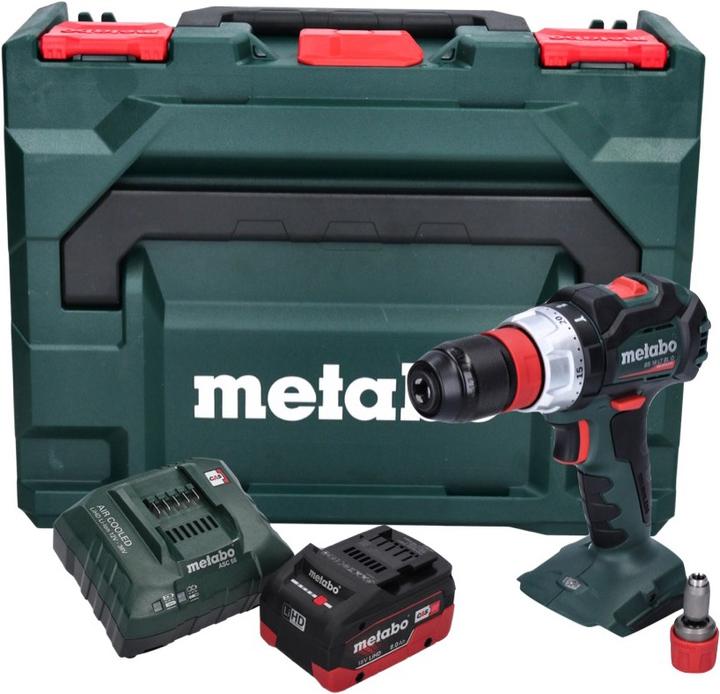 Actual product image Metabo BS 18 LT BL Q cordless drill driver 18 V 75 Nm Brushless + 1x battery 8.0 Ah + charger + metaBOX (Rechargeable battery operated)