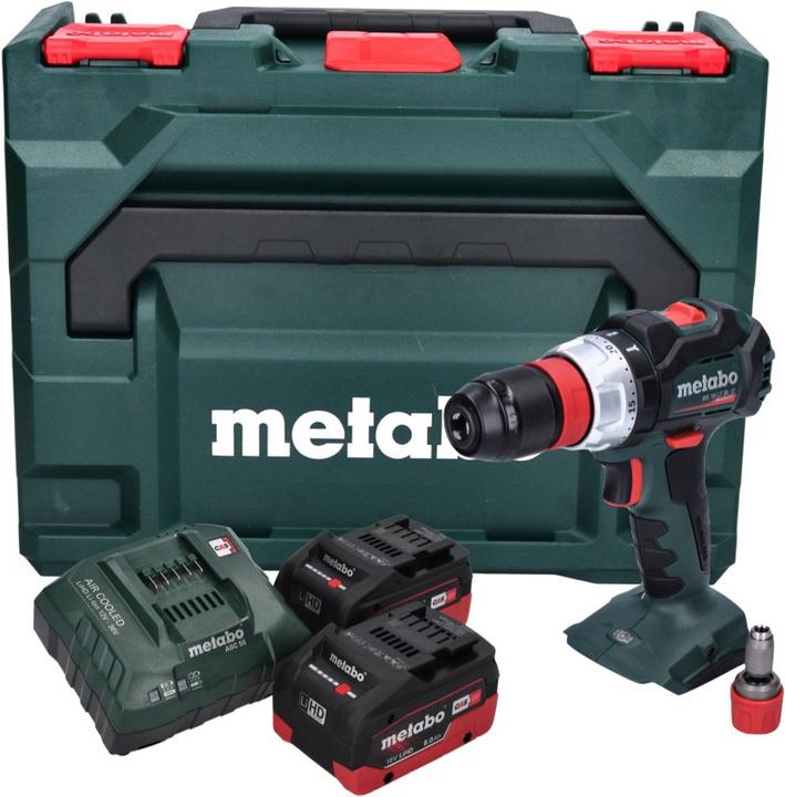 Actual product image Metabo BS 18 LT BL Q cordless drill driver 18 V 75 Nm Brushless + 2x battery 8.0 Ah + charger + metaBOX (Rechargeable battery operated)