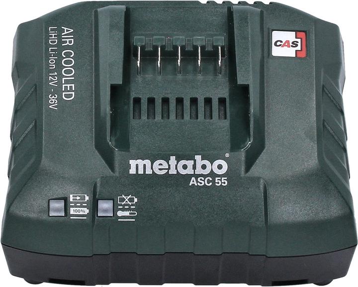 Image du produit Metabo Kit de base 1x bloc batterie Li-Power 18 V 4,0 Ah CAS Li-Ion ( 625027000 ) + chargeur ASC 55 ( (18 V)