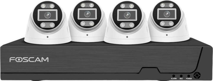 Produktbild Foscam FN9108E-T4-2T LAN IP-Überwachungskamera-Set 8-Kanal mit 4 Kameras 3072 x (3072 x 1728 Pixels)