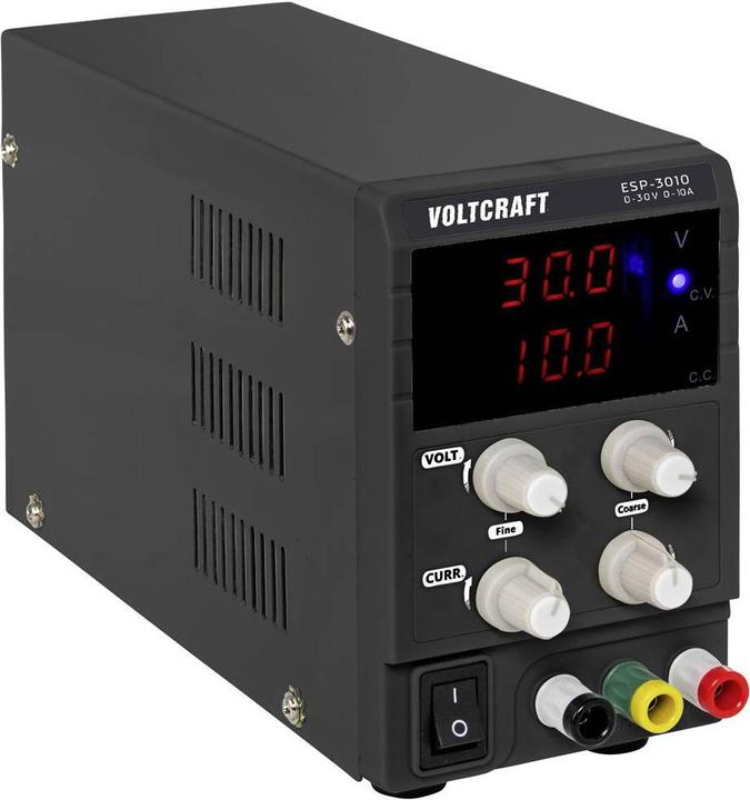 Actual product image Voltcraft ESP-3010 Laboratory power supply unit, adjustable 0 - 30 V/DC 0 - 10 A 300 W Plug-in
