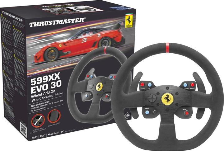 Actual product image Thrustmaster Ferrari 599XX EVO 30 Wheel (Add-On) (PC, PS3, PS4, Xbox One X, Xbox Series X, Xbox One S, Xbox Series S)