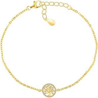 Produktbild Brilio Silver - Popular Gold Plated Tree of Life Bracelet BRC55Y