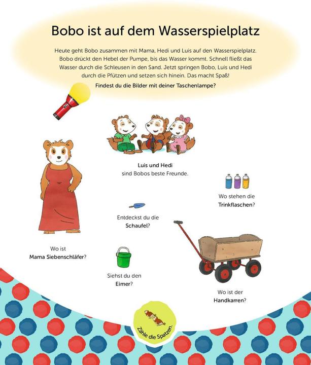Actual product image Bobo Siebenschläfer - Mein Taschenlampenbuch (German, Svenja Dieken, 2024)