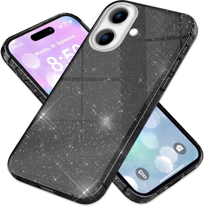 Produktbild Nalia Glitzer Hybrid Hülle (Apple iPhone 16 Plus)