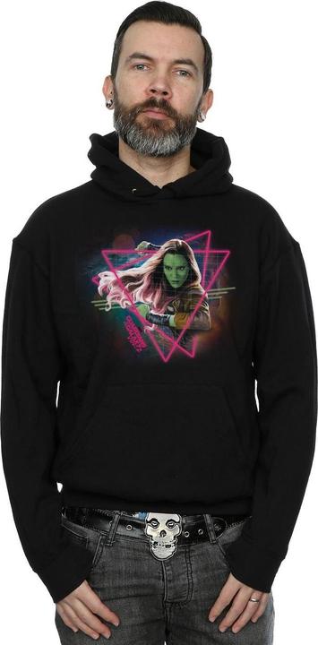 Actual product image Mens Guardians Of The Galaxy Neon Gamora Hoodie (M)