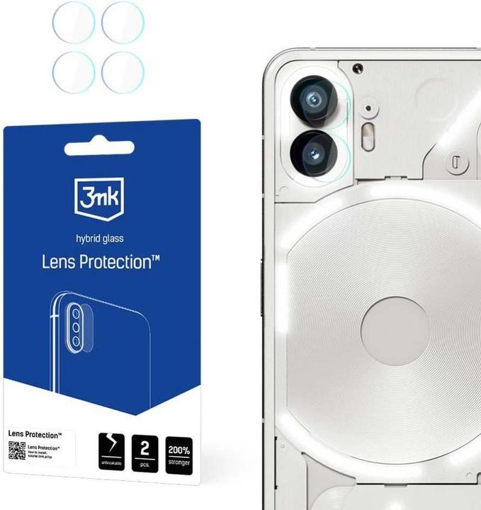 Image du produit 3MK Lens Protect Nothing Phone 2 Ochrona na obiektyw aparatu 4szt (1 pièce(s), Nothing Phone (2))