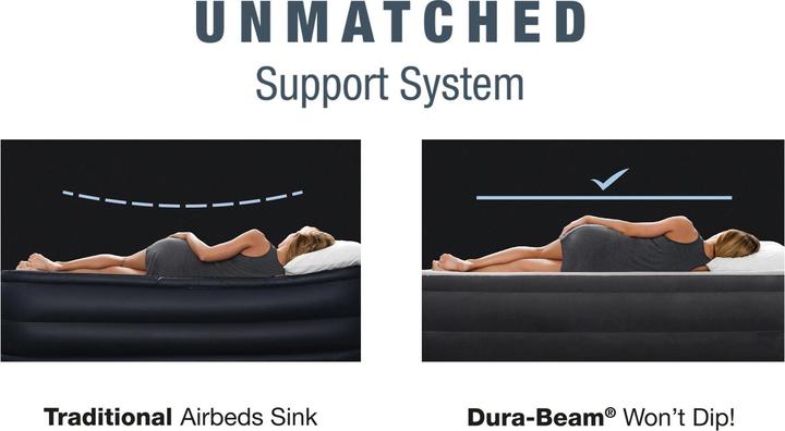 Actual product image Intex Dura-Beam Deluxe Ultra Plush Queen (100 x 190 cm)