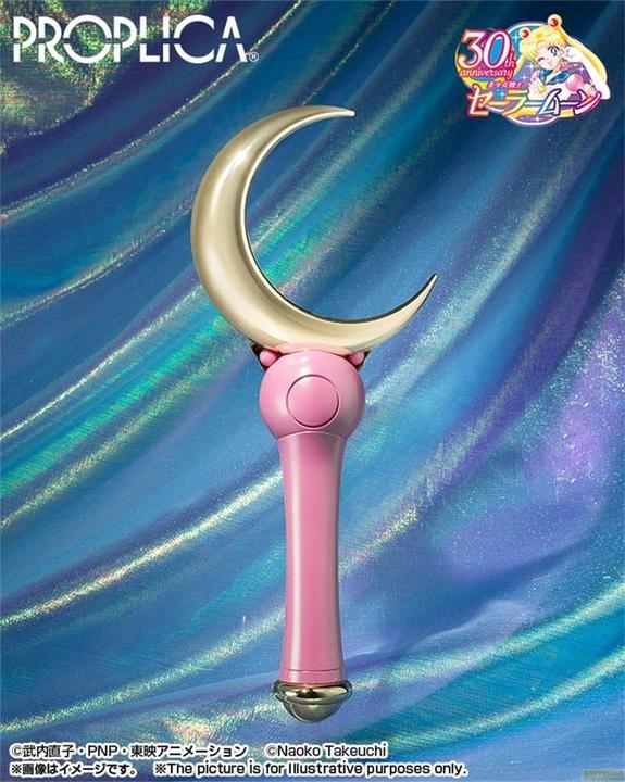 Immagine prodotto Bandai Sailor Moon Proplica Replica 1/1 Scettro della Luna Edizione Colore Brillante 26 cm