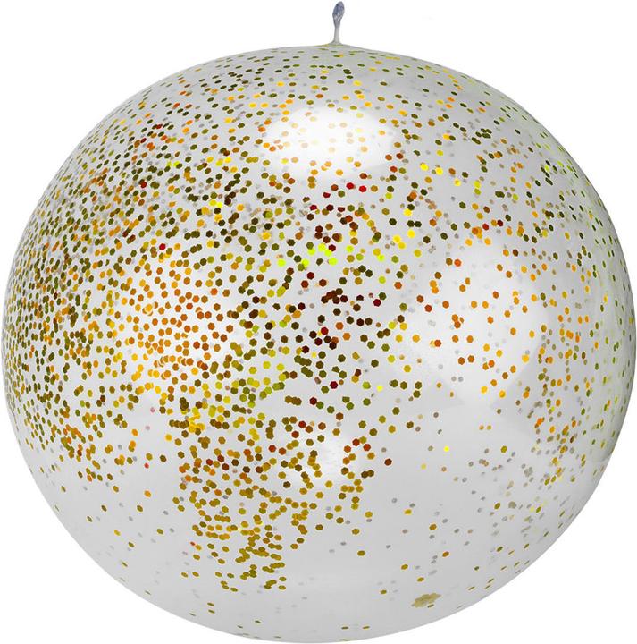 Immagine prodotto Toi-Toys Palloncino gonfiabile glitterato, 60 cm
