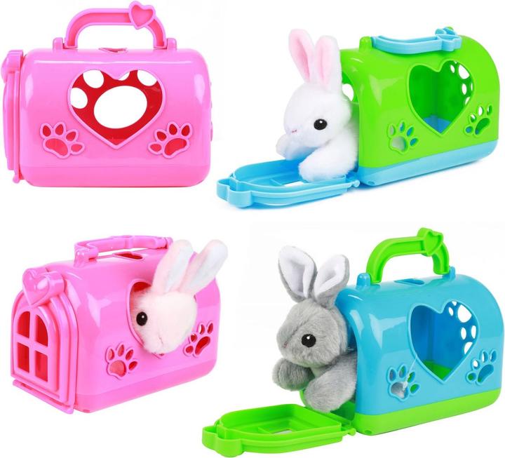 Produktbild Toi-Toys Plüschkaninchen in Tragetasche (8.50 cm)