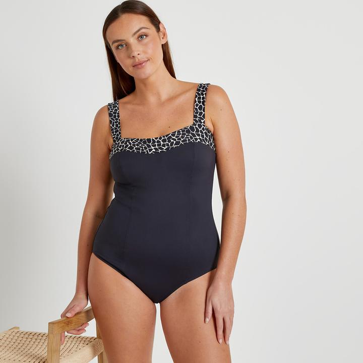 La Redoute Collections Badeanzug mit Bauch-weg-Effekt