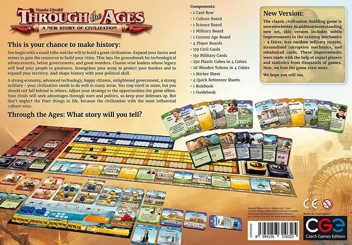 Immagine prodotto Czech games edition Attraverso i secoli: una nuova storia della civiltà (Inglese)