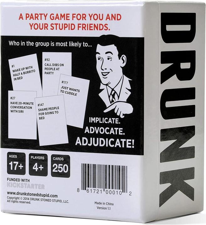 Produktbild Spilbraet Drunk Stoned or Stupid: A Party Game (Englisch)
