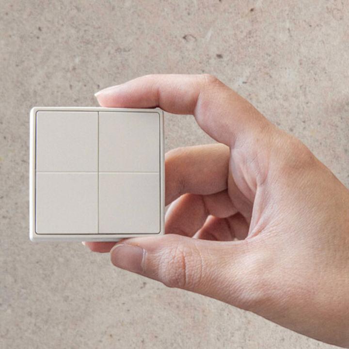 Actual product image Shelly BLU Wall Switch 4 - Stand-Alone