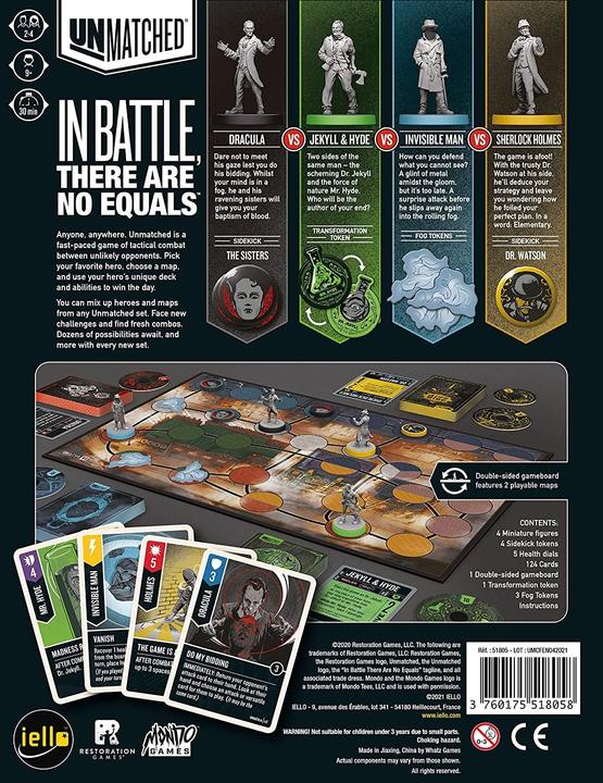Actual product image Iello Unmatched: Cobble & Fog (English)
