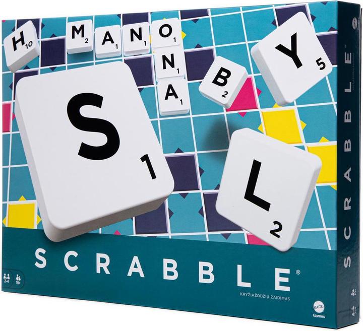 Actual product image Scrabble GAMES board game (LT), Y9624 (English, Latvian)