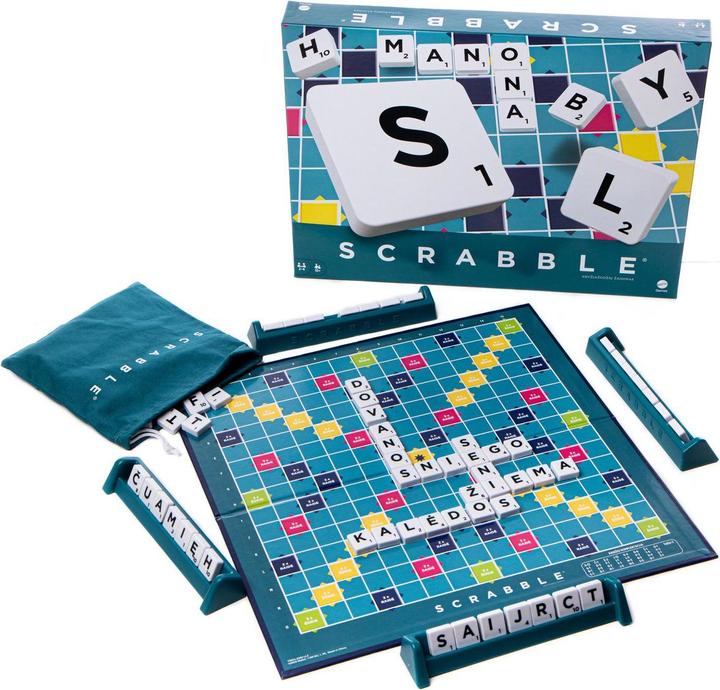 Actual product image Scrabble GAMES board game (LT), Y9624 (English, Latvian)
