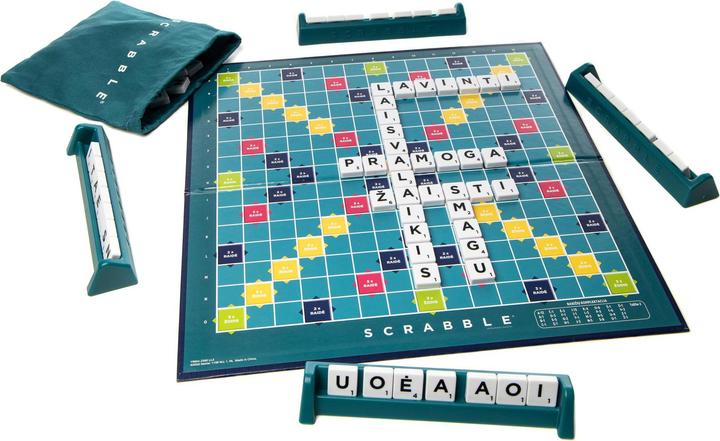 Actual product image Scrabble GAMES board game (LT), Y9624 (English, Latvian)
