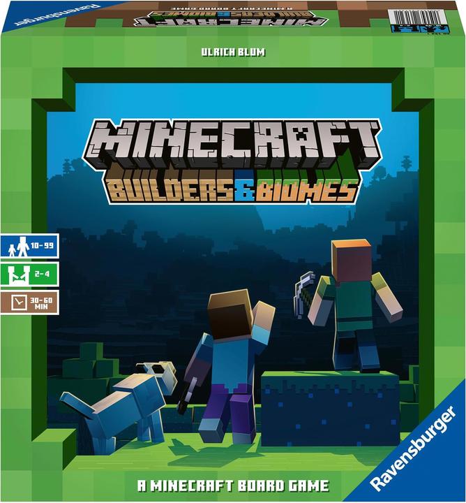 Actual product image Ravensburger board game Minecraft Builders & Biomes (LT, LV, EE), 27088 (Lithuanian, Estonian, Latvian)