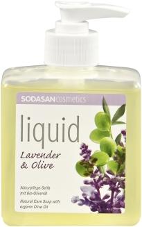 Sodasan Pflanzenseife Lavendel-Olive Bio (Flüssigseife, 300 ml)